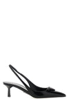 leather slingbacks