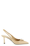leather slingbacks