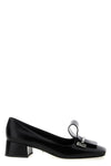 brushed leather pumps