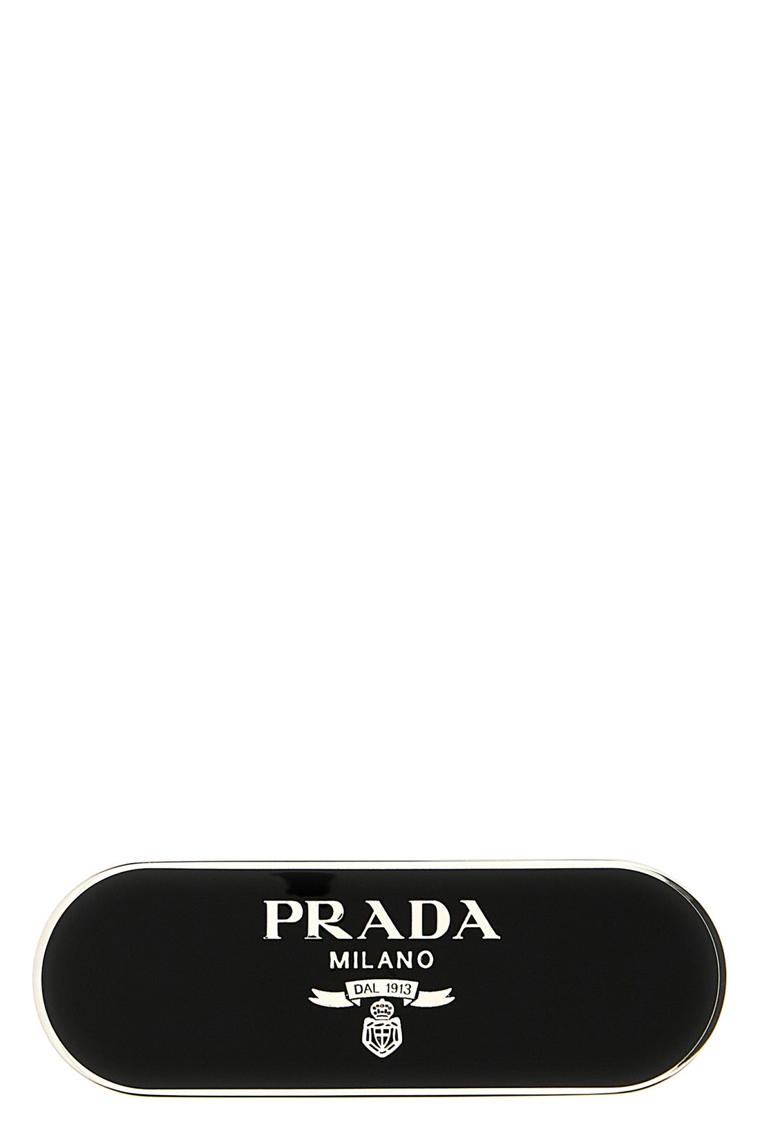 PRADA OS enameled metal hair clip