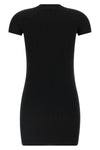 jacquard knit mini dress