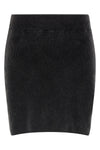 chenille miniskirt