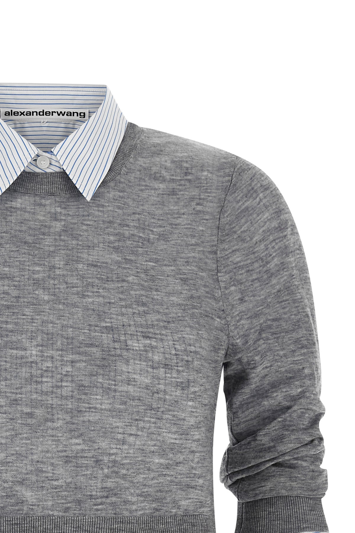 the alexander wang shirt redefines the concept of layering through a flawless hy