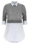 the alexander wang shirt redefines the concept of layering through a flawless hy