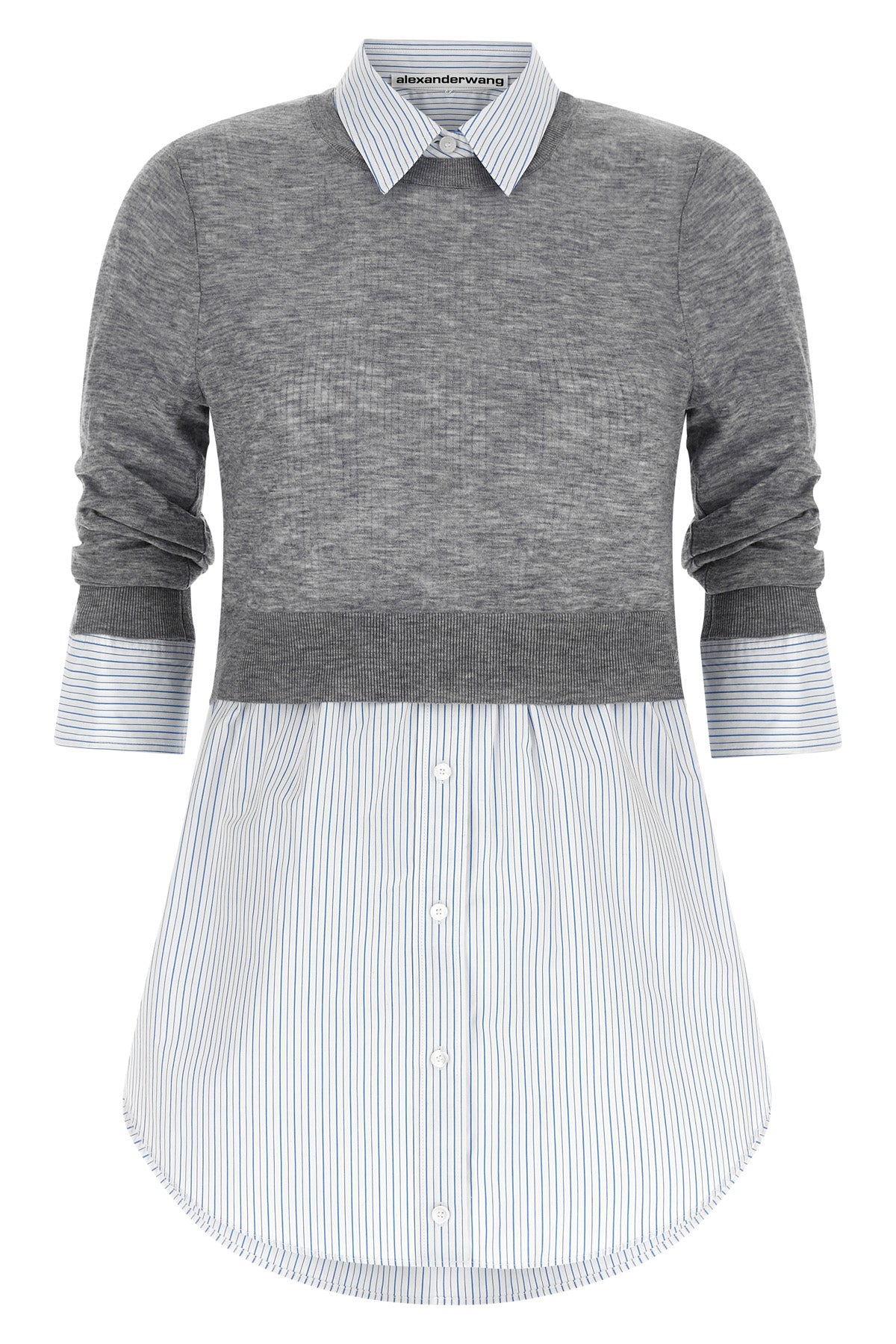the alexander wang shirt redefines the concept of layering through a flawless hy