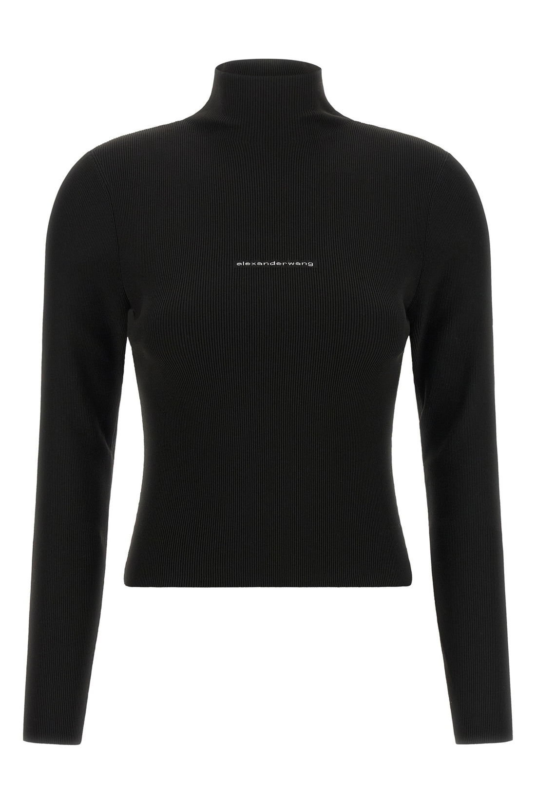 ALEXANDER WANG L the alexander wang turtleneck sweater defines a tight and sculptural fit