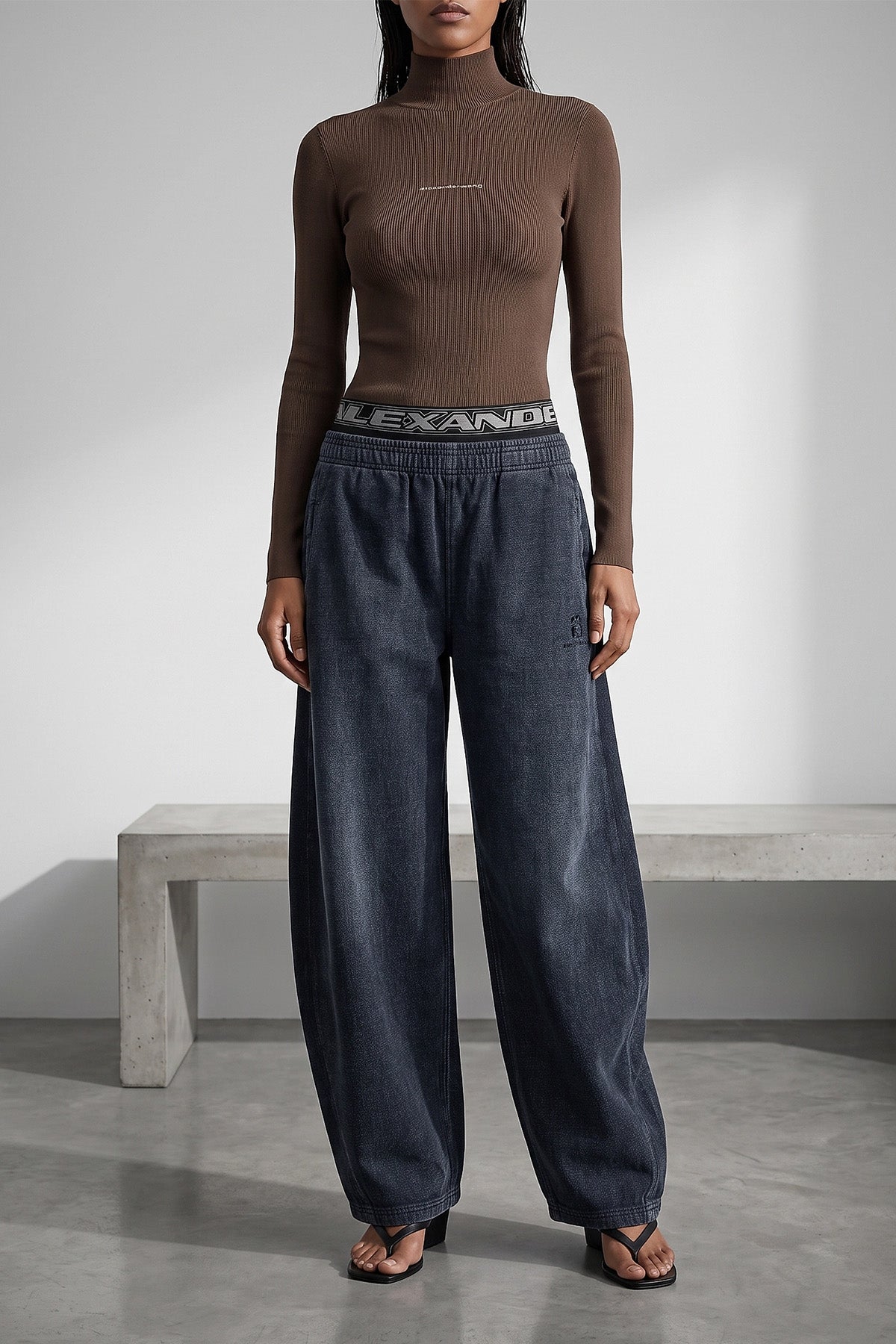 the alexander wang long-sleeved turtleneck shirt redefines contemporary minimali