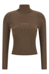 the alexander wang long-sleeved turtleneck shirt redefines contemporary minimali