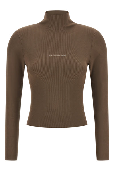 the alexander wang long-sleeved turtleneck shirt redefines contemporary minimali