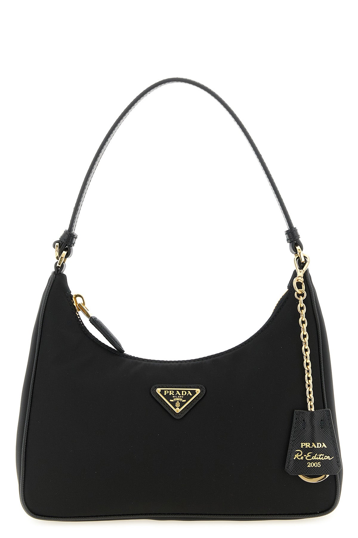 the prada re-edition 2005 mini shoulder bag reinterprets an archival design th