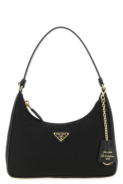 the prada re-edition 2005 mini shoulder bag reinterprets an archival design th