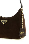 the prada re-edition 2005 mini shoulder bag reinterprets an archival silhouett