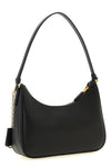 the prada re-edition 2005 shoulder bag is made of fine black saffiano leather