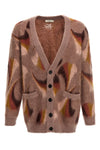 mohair blend cardigan