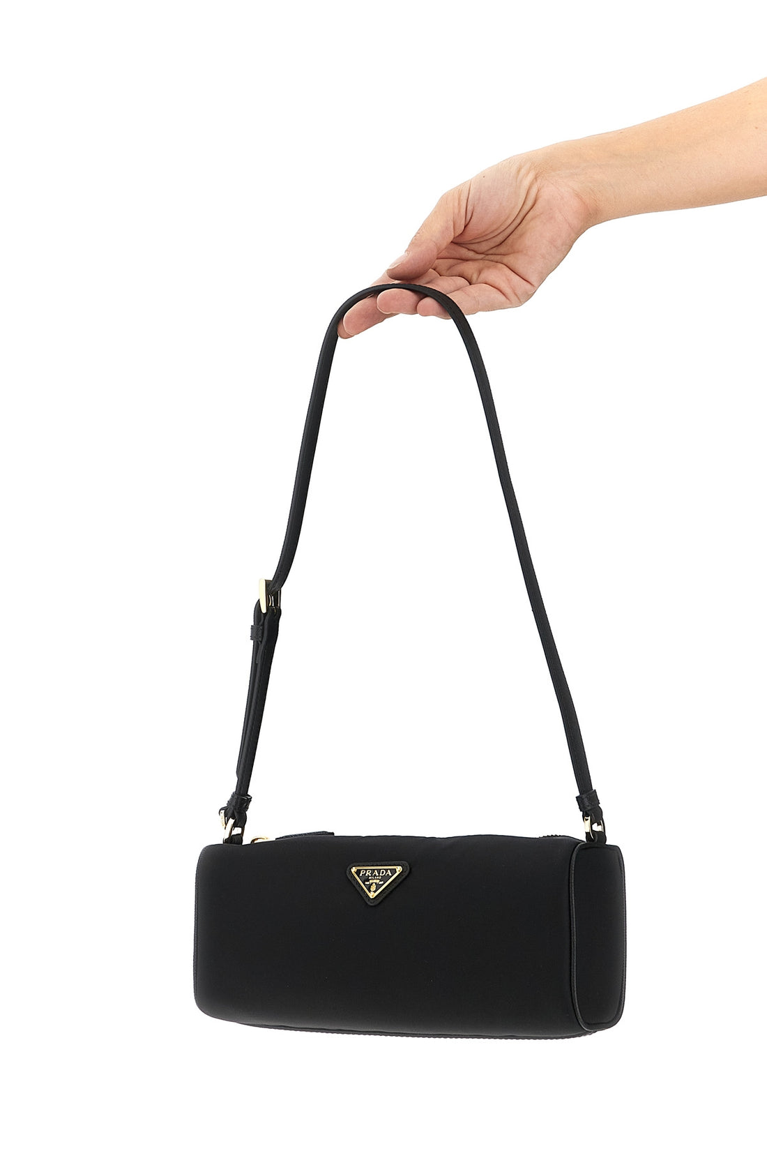 PRADA OS re-nylon and saffiano leather shoulder bag