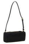 re-nylon and saffiano leather shoulder bag
