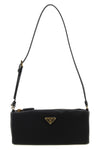 re-nylon and saffiano leather shoulder bag