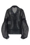 mesh fabric jacket