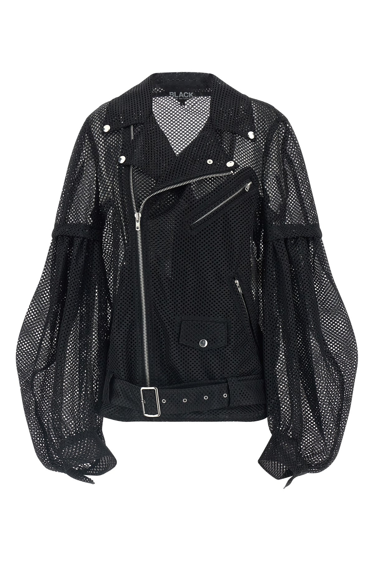 mesh fabric jacket