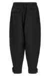 fluid fabric trousers
