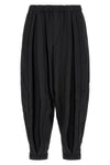 fluid fabric trousers