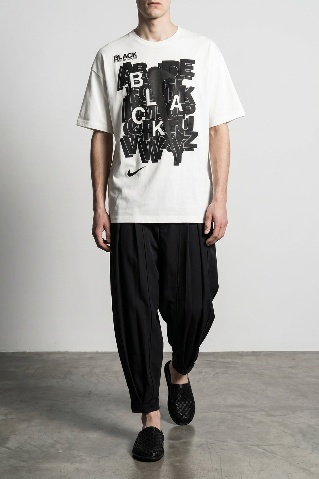 COMME DES GARCONS BLACK L comme des garçons x nike heavy cotton t-shirt