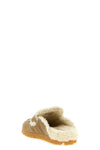 the prada sabot in soft calf suede redefines the concept of slip-on footwear thr