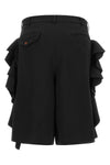 black comme des garçons bermuda shorts