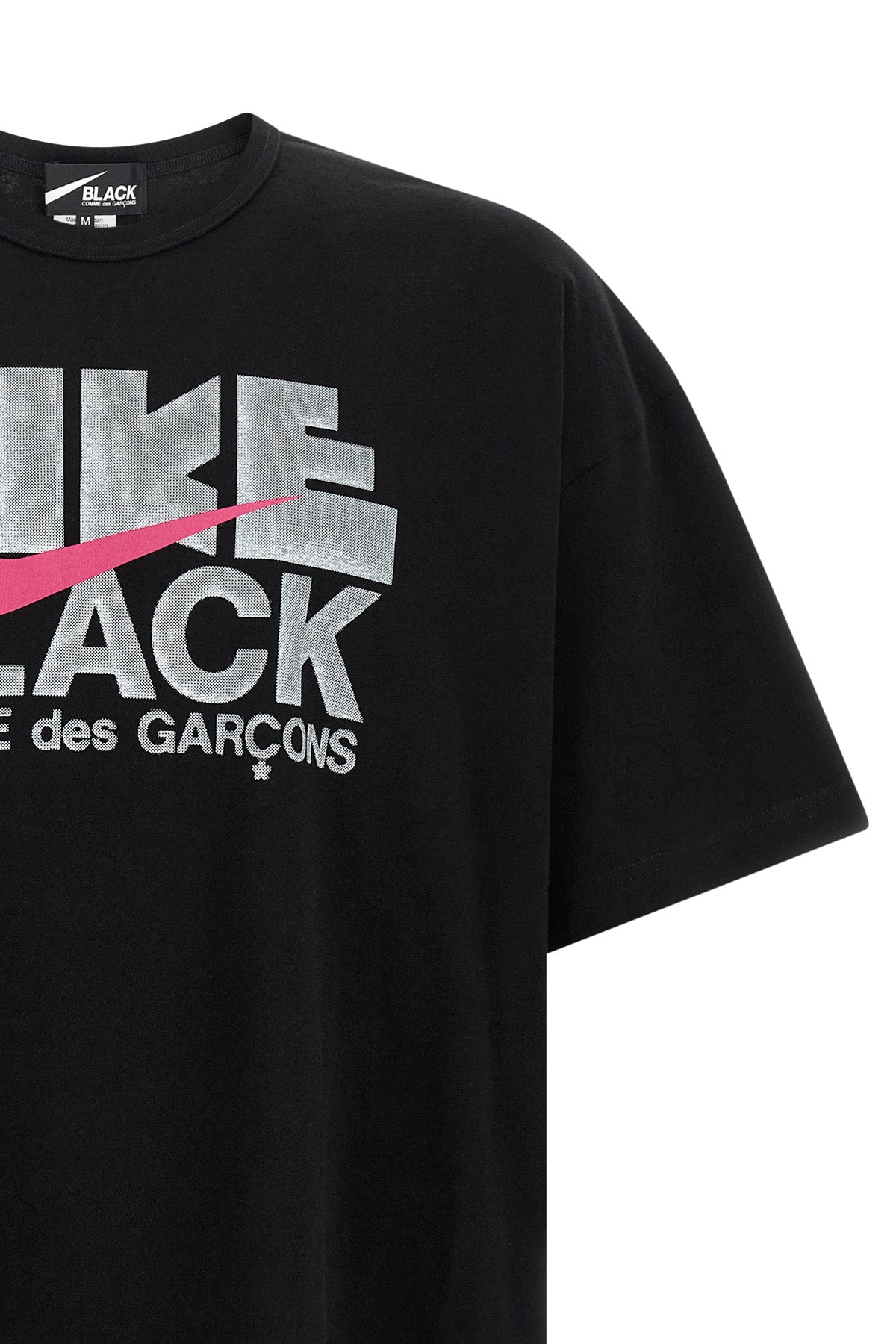 the comme des garçons black t-shirt in collaboration
