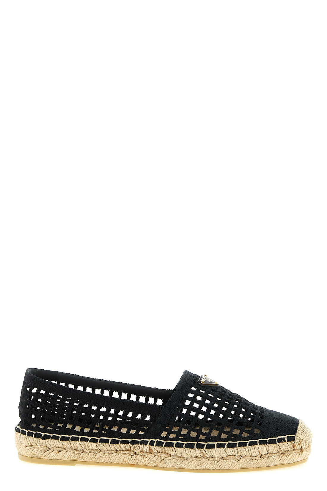 PRADA 36 crochet knit espadrilles