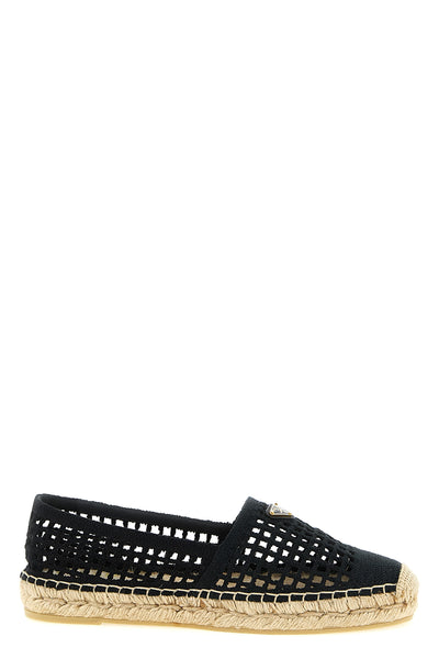 crochet knit espadrilles