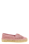 crochet knit espadrilles