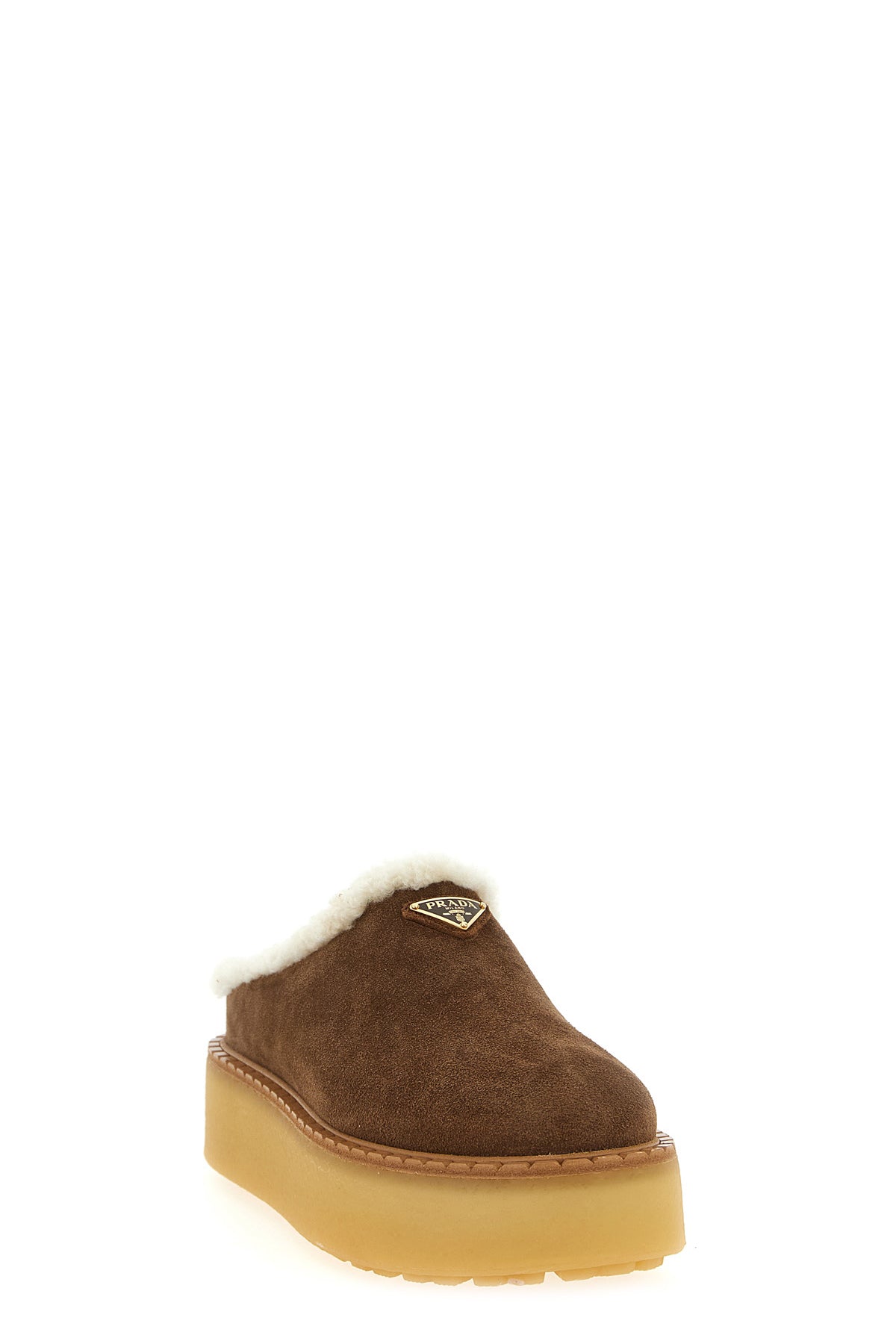 suede sabots