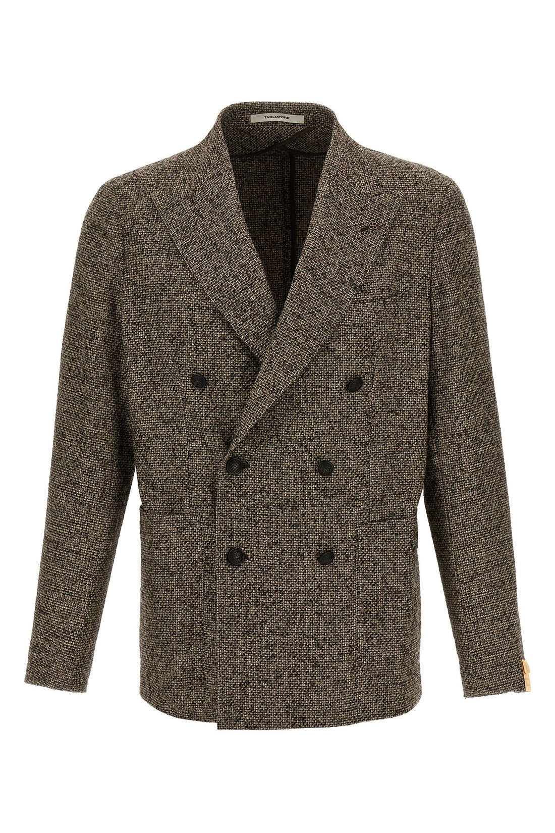 TAGLIATORE 48 double-breasted wool blend blazer