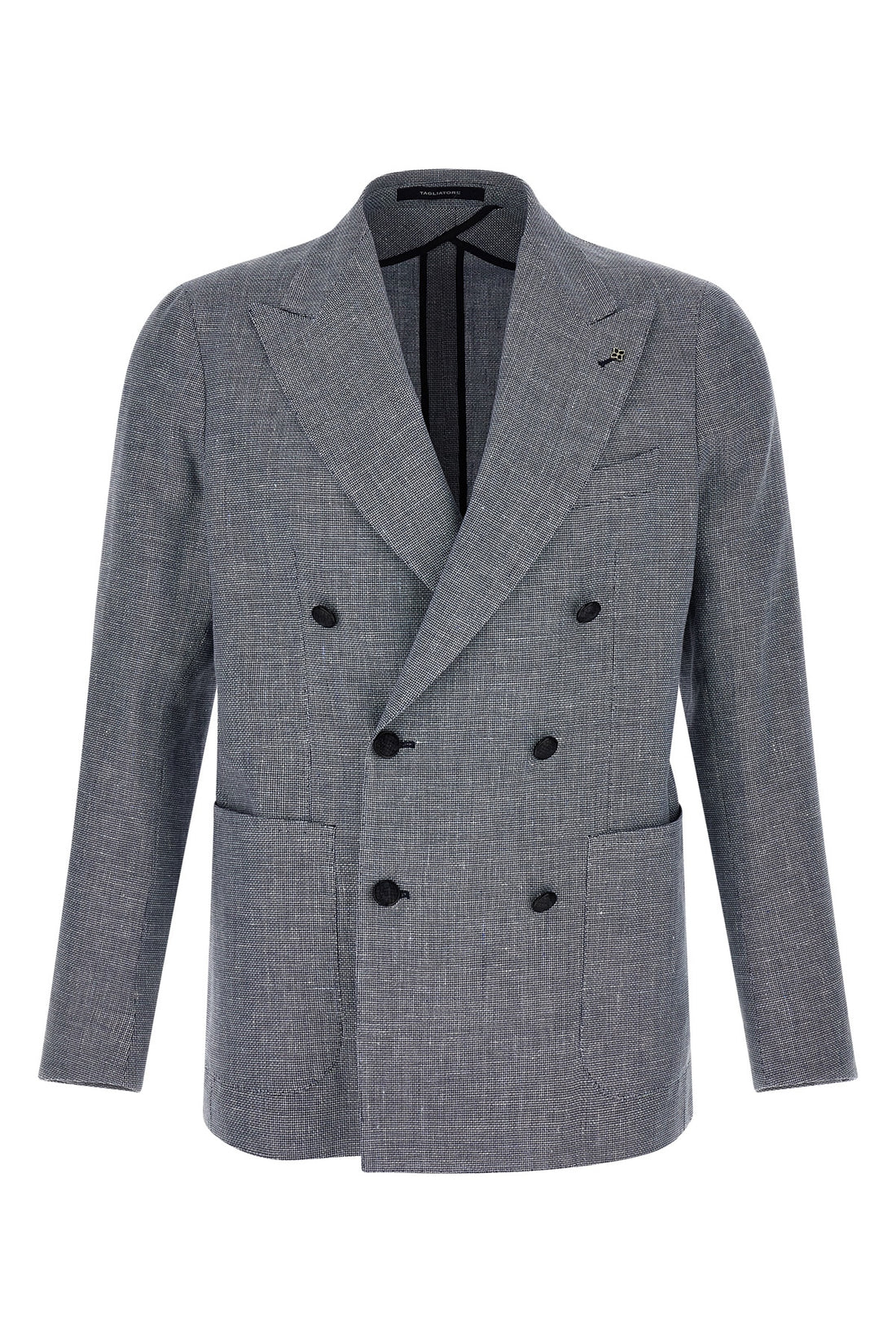 TAGLIATORE 52 montecarlo single-breasted blazer in linen and cotton blend