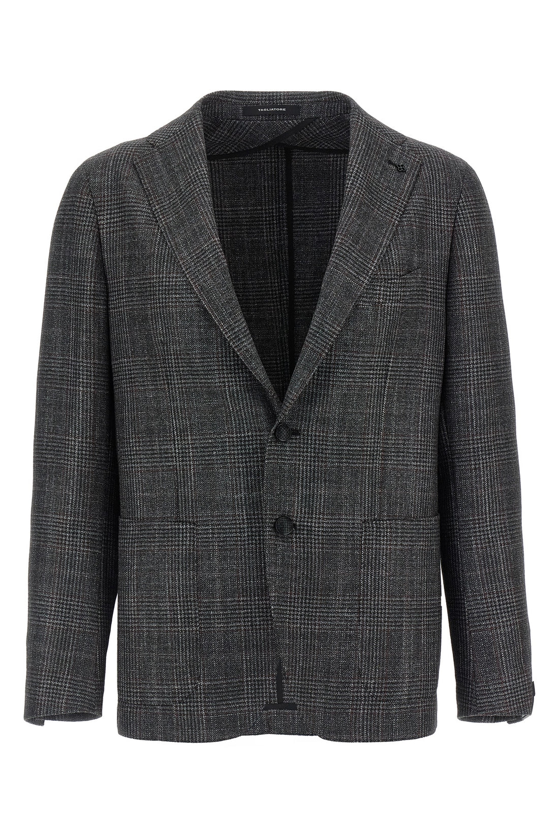 TAGLIATORE 46 check patterned virgin wool