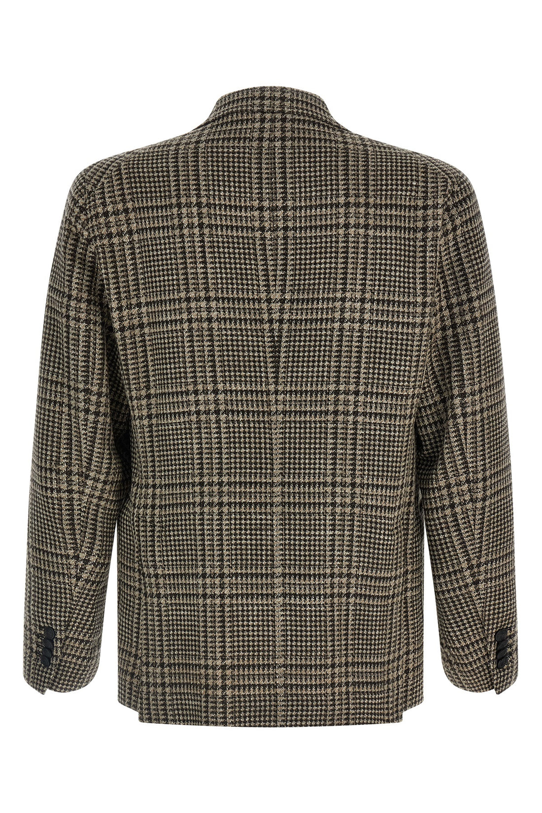 TAGLIATORE 54 exclusive garment line houndstooth blazer in wool and silk blend