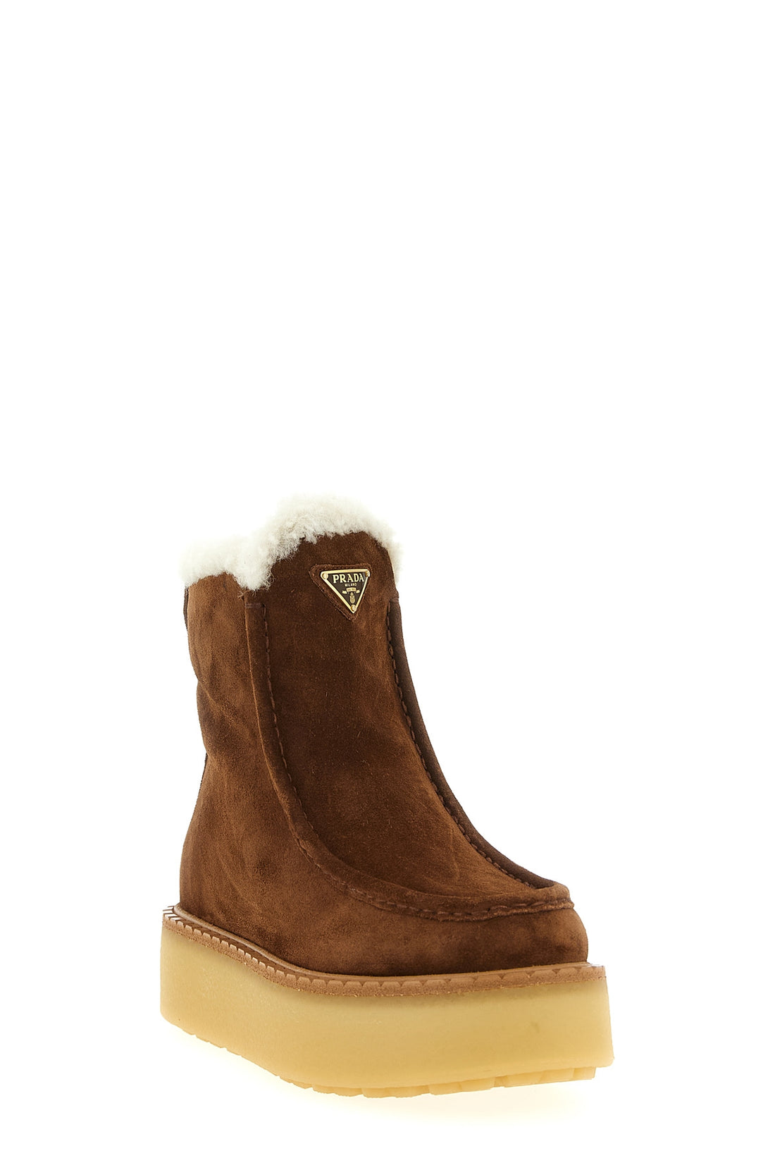PRADA 39 suede ankle boots