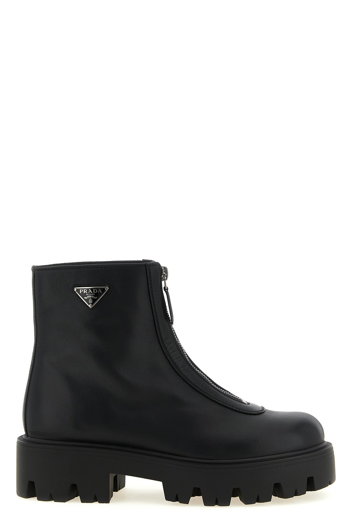 prada ankle boots redefine functional elegance through a bold and structured sil