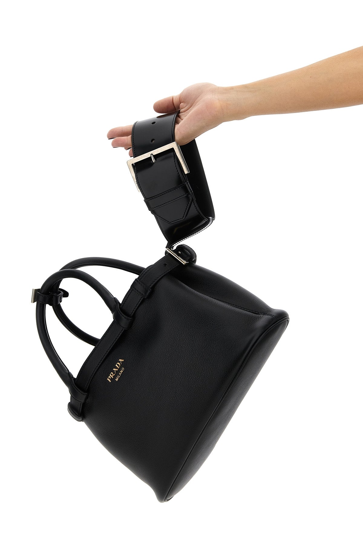 brushed leather sleeve