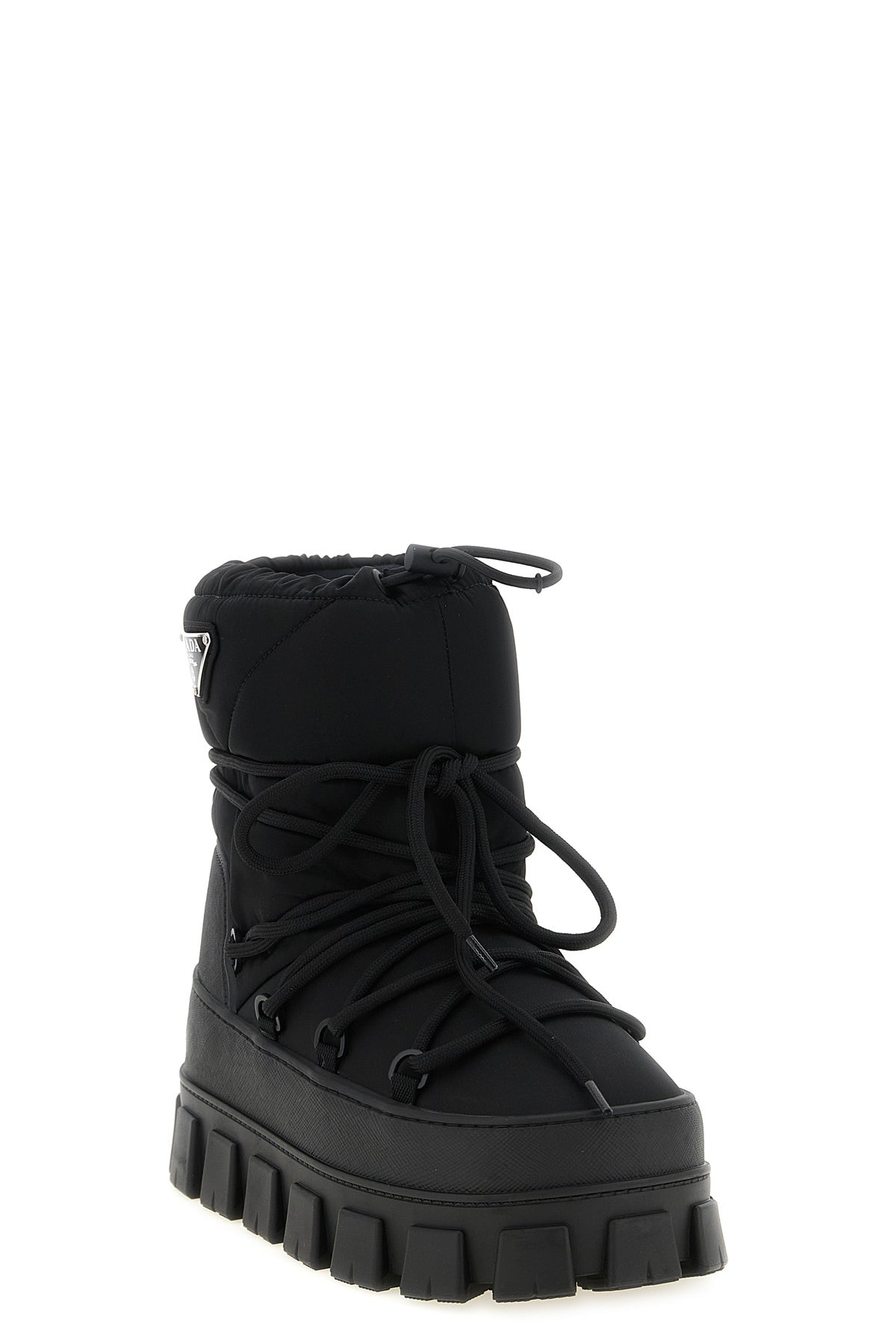 prada snow boots redefine winter aesthetics through a voluminous silhouette and