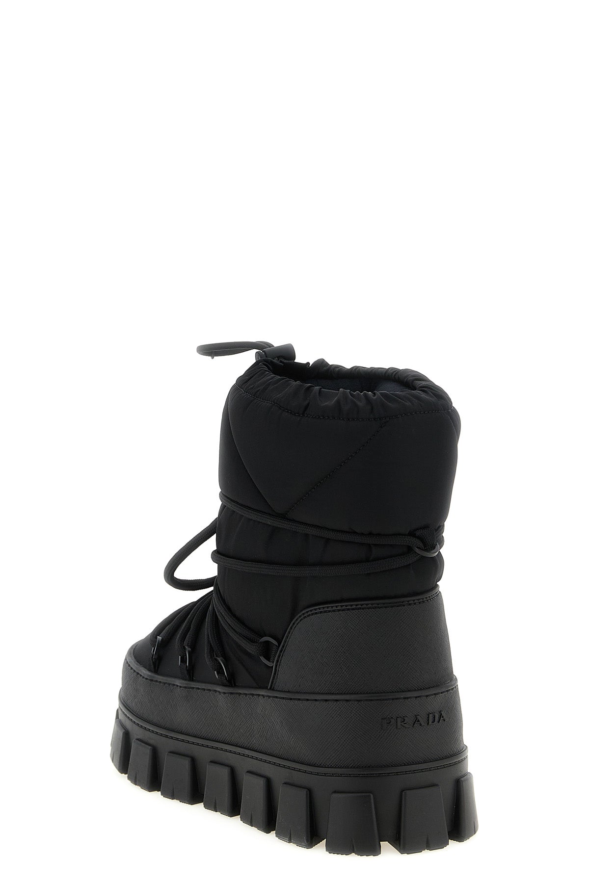 prada snow boots redefine winter aesthetics through a voluminous silhouette and
