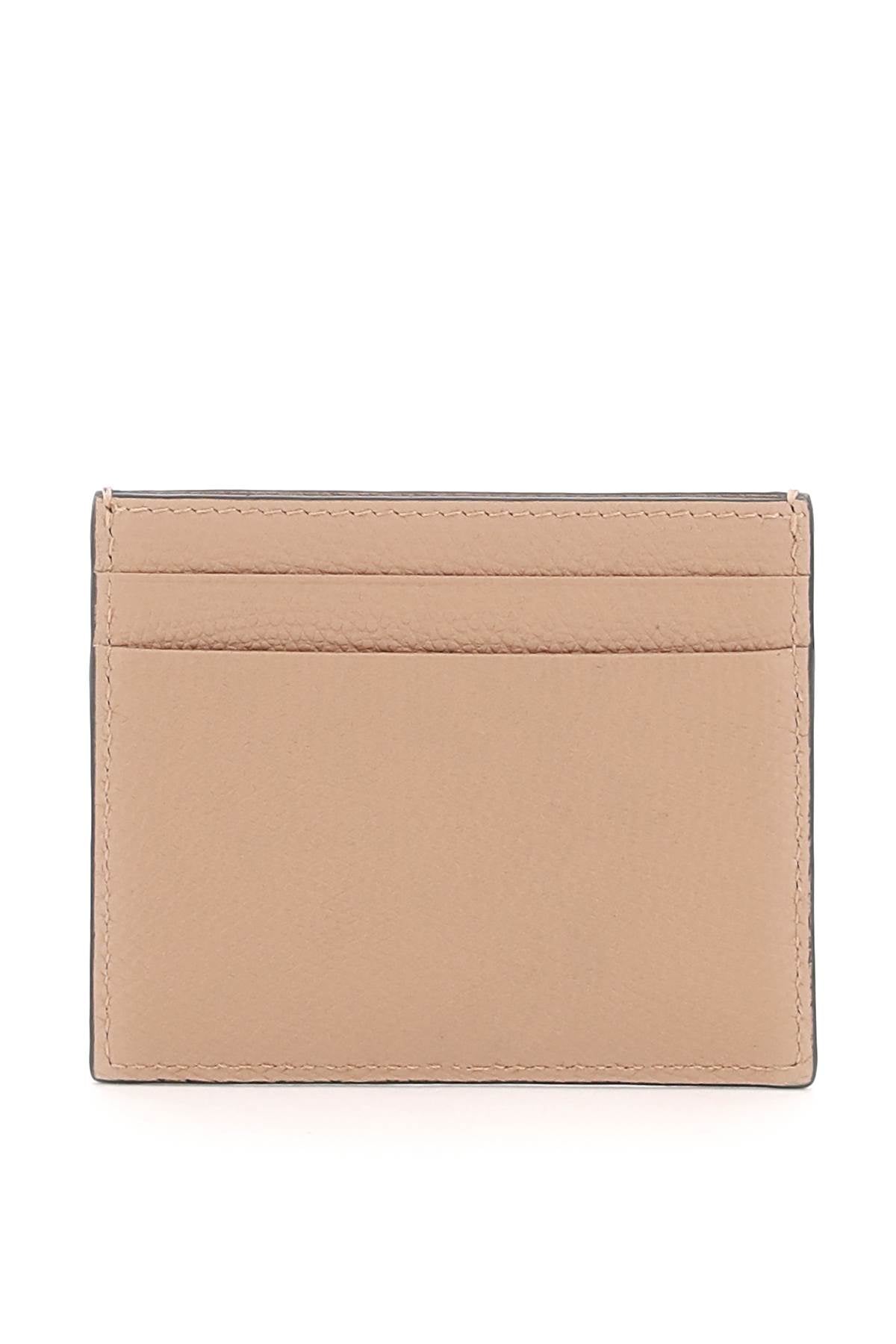 vlogo signature grainy calfskin cardholder