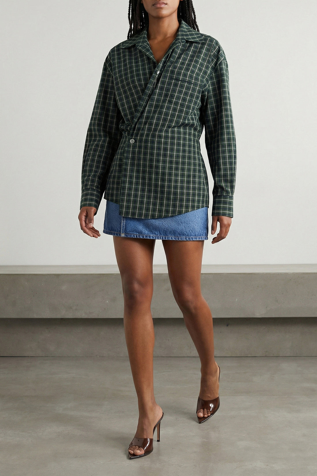 ALEXANDER WANG 0 double layer mini dress