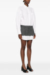 pre-styled shirt dress w chain cotton dress