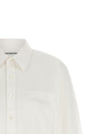 the alexander wang cropped shirt redefines contemporary tailoring through bold v