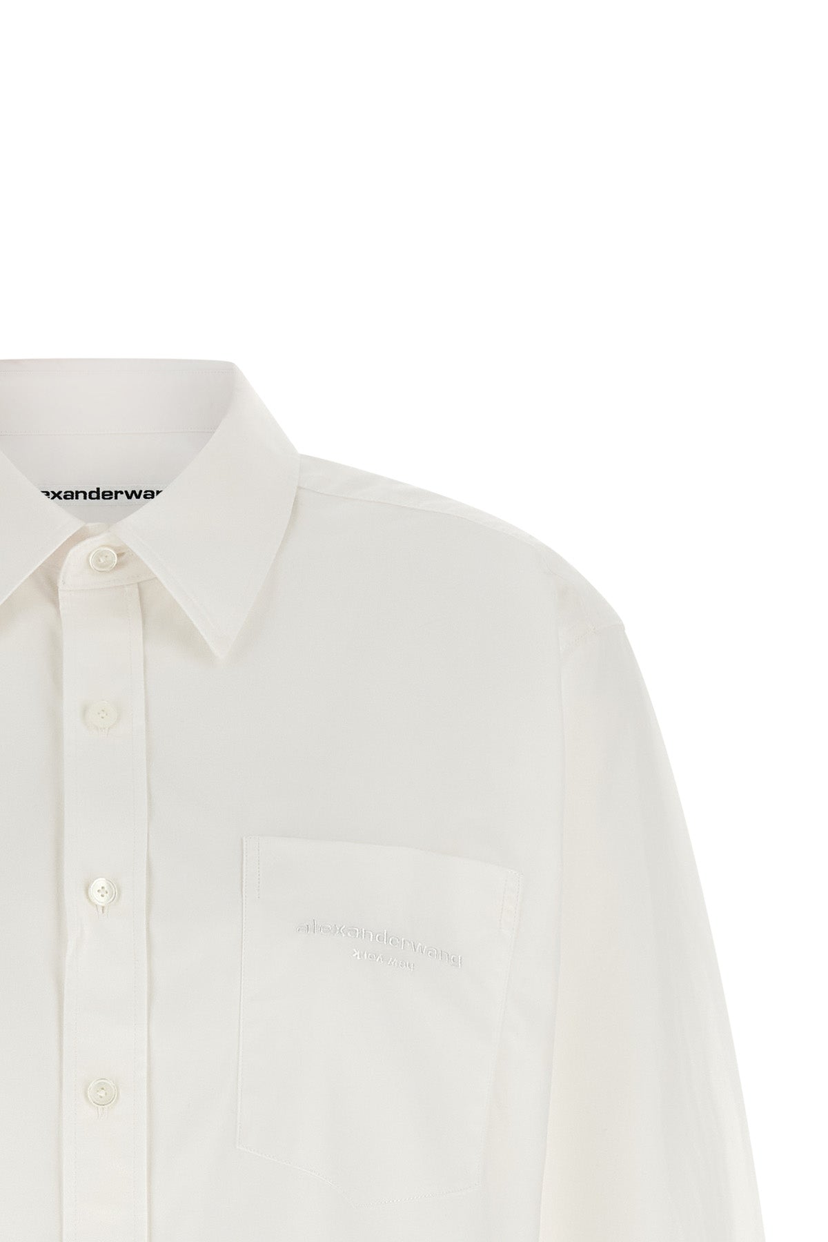 the alexander wang cropped shirt redefines contemporary tailoring through bold v
