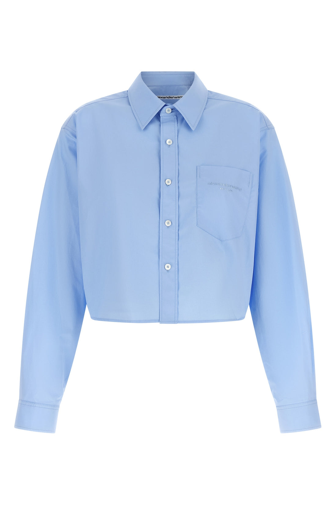 ALEXANDER WANG M the alexander wang cropped shirt reinterprets classic tailoring through contempo