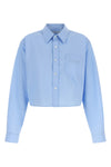 the alexander wang cropped shirt reinterprets classic tailoring through contempo