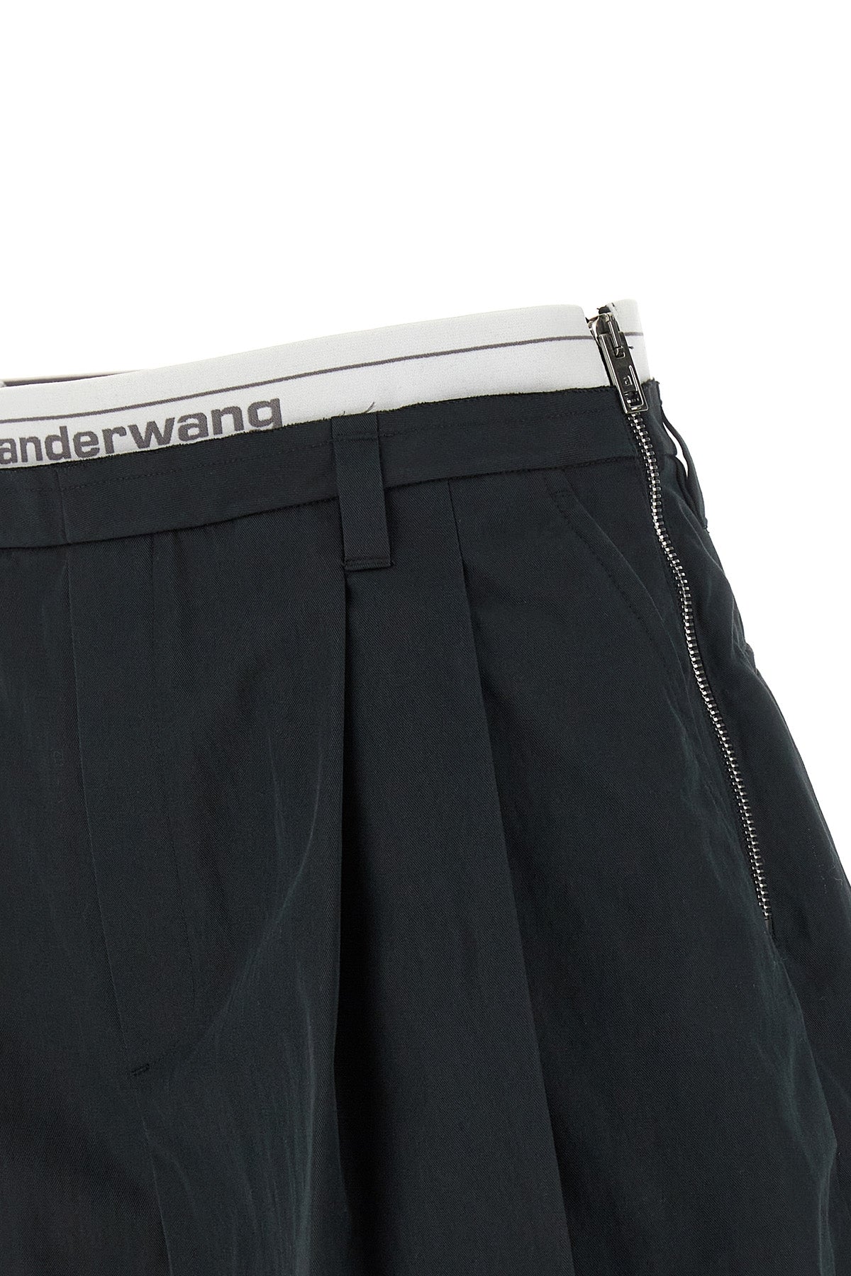 alexander wang shorts redefine the codes of hybrid clothing through a bold contr